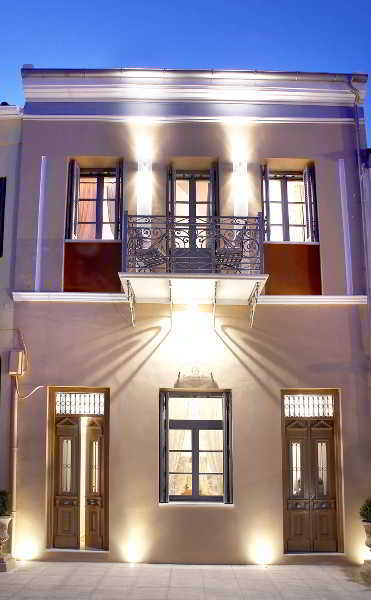 Hotel Arhontiko Pepos Nafpaktos Esterno foto